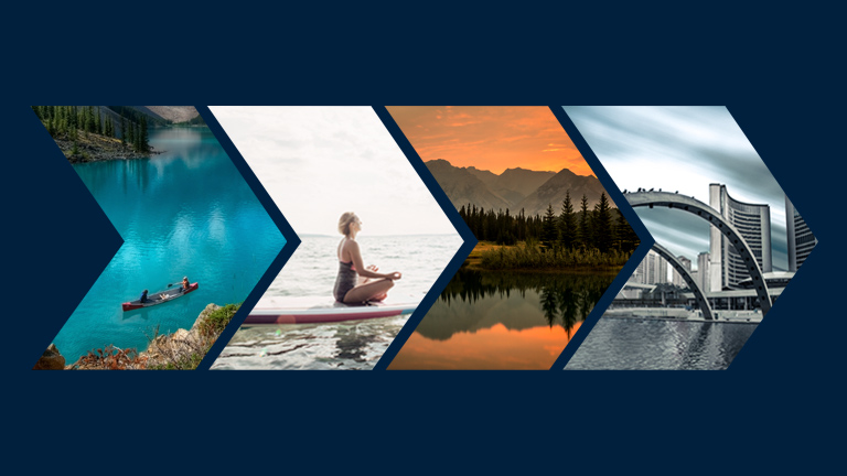 Hand holding WestJet Mastercard